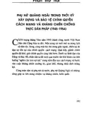 Ebook Lịch sử phong trào cách mạng phụ nữ Quảng Ngãi (1930-1954): Phần 2 (Tập 1 Sơ thảo)