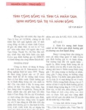 Tính cộng đồng và tính cá nhân qua định hướng giá trị và hành động - Lê Văn Hảo