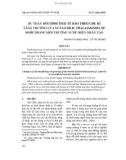 Sự thay đổi hình thái tế bào theo chu kì tăng trưởng của vi tảo Silic Thalassiosira sp. nuôi trong môi trường nước biển nhân tạo