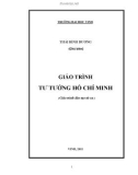 Giáo trình Tư tưởng Hồ Chí Minh (Giáo trình đào tạo từ xa): Phần 1