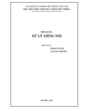 Bài giảng: Xử lý tiếng nói