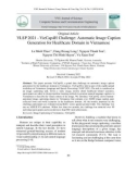 VLSP 2021 - VieCap4H challenge: Automatic image caption generation for healthcare domain in Vietnamese