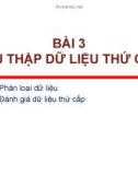 Bài giảng Phương pháp nghiên cứu khoa học: Bài 3 – TS. Nguyễn Thị Mai Anh