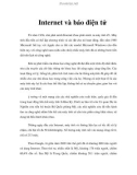 Internet và báo điện tử