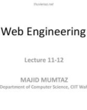 Web engineering: Lecture 11, 12 - Majid Mumtaz