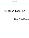 Bài giảng Tự quản làng xã - Tống Văn Chung