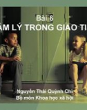 Bài giảng Tâm lý học sức khỏe: Tâm lý trong giao tiếp