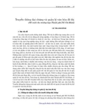 Truyền thông đại chúng và quản lý văn hoá đô thị: Đề xuất cho trường hợp thành phố Hồ Chí Minh - Lê Thanh Bình