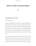 Khế ước xã hội của Thomas Hobbes 2