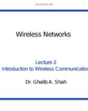 Wireless networks - Lecture 2: Introduction to Wireless communication