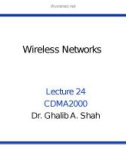 Wireless networks - Lecture 24: CDMA2000