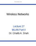 Wireless networks - Lecture 27: WLAN