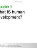 Lecture Human development - Family, place, culture (2nd edition) - Chapter 1: What is human development?