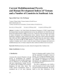 Current multidimensional poverty and human development indices of Vietnam and a number of countries in Southeast Asia