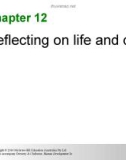 Lecture Human development - Family, place, culture (2nd edition) - Chapter 12: Reflecting on life and death