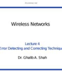 Wireless networks - Lecture 4: Error detecting and correcting techniques