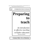 Preparing to teach