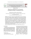 What drives intention to use facebook: An empirical study of Vietnamese users