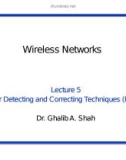 Wireless networks - Lecture 5: Error detecting and correcting techniques