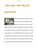 'Cài virus' thời báo chí