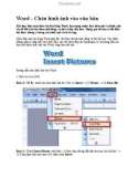 Word - Chèn hình ảnh vào văn bản