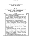 Đáp án đề thi tốt nghiệp cao đẳng nghề khóa 3 (2009-2012) - Nghề: Quản trị doanh nghiệp vừa và nhỏ - Môn thi: Lý thuyết chuyên môn nghề - Mã đề thi: ĐA QTDNVVN-LT09