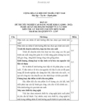 Đáp án đề thi tốt nghiệp cao đẳng nghề khóa 3 (2009-2012) - Nghề: Quản trị doanh nghiệp vừa và nhỏ - Môn thi: Lý thuyết chuyên môn nghề - Mã đề thi: ĐA QTDNVVN-LT07