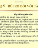 Bài giảng Quản trị rủi ro - Chương 5: Rủi ro đối với tài sản