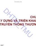 Bài giảng Chiến lược thương hiệu: Chương 5 - Trường Đại học Thương mại