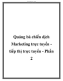 Quảng bá chiến dịch Marketing trực tuyến tiếp thị trực tuyến - Phần 2