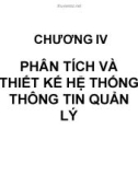 Bài giảng Hệ thống thông tin quản lý: Chương 4