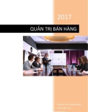 Bài giảng Quản trị bán hàng - Trường Đại học Tài chính - Marketing