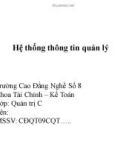 Bài giảng Hệ thống thông tin quản lý: Chương 1