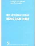 Dịch thuật và một số thủ pháp cơ bản