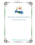 ĐỀ THI MẪU THƯƠNG MẠI ĐIỆN TỬ-Đấu giá trực tuyến