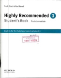 Ebook Highly recommended 1: English for the hotel and catering Industry (Pre-intermediate student's book)