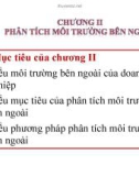 Bài giảng môn Quản trị chiến lược: Chương 2 - Trần Quang Cảnh