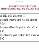 Bài giảng môn Quản trị chiến lược: Chương 3 - Trần Quang Cảnh