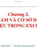 Bài giảng Tin học ứng dụng trong kinh doanh 1: Chương 2 - ĐH Tôn Đức Thắng