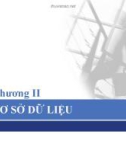 Bài giảng Tin học ứng dụng trong kinh doanh - Chương 2: Cơ sở dữ liệu