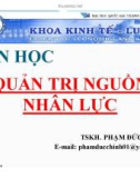 Bài giảng Quản trị nguồn nhân lực: Chương 1 - TSKH. Phạm Đức Chính