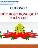 Bài giảng Quản trị nhân lực căn bản - Chương 5: Tổ chức hoạt động quản trị nhân lực (Chương trình Sau đại học)