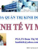 Bài giảng Kinh tế vi mô: Bài 2 - Đoàn Thị Mỹ Hạnh