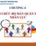 Bài giảng Quản trị nhân lực căn bản - Chương 4: Tổ chức bộ máy quản trị nhân lực