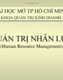 Bài giảng Quản trị nhân lực - GV. Vũ Thanh Hiếu