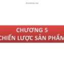 Bài giảng Quản trị Marketing – Chương 5: Chiến lược sản phẩm