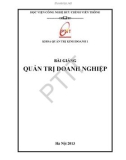 Bài giảng Quản trị doanh nghiệp - ThS. Lê Thị Bích Ngọc