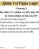 Tầm nhìn chiến lược và vai trò