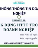 Bài giảng Hệ thống thông tin doanh nghiệp: Chương 2 - Đỗ Ngọc Như Loan