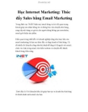 Thúc đẩy Sales bằng Email Marketing